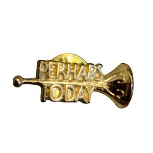 Perhaps Today Jesus Second Coming PD Trumpet Pin